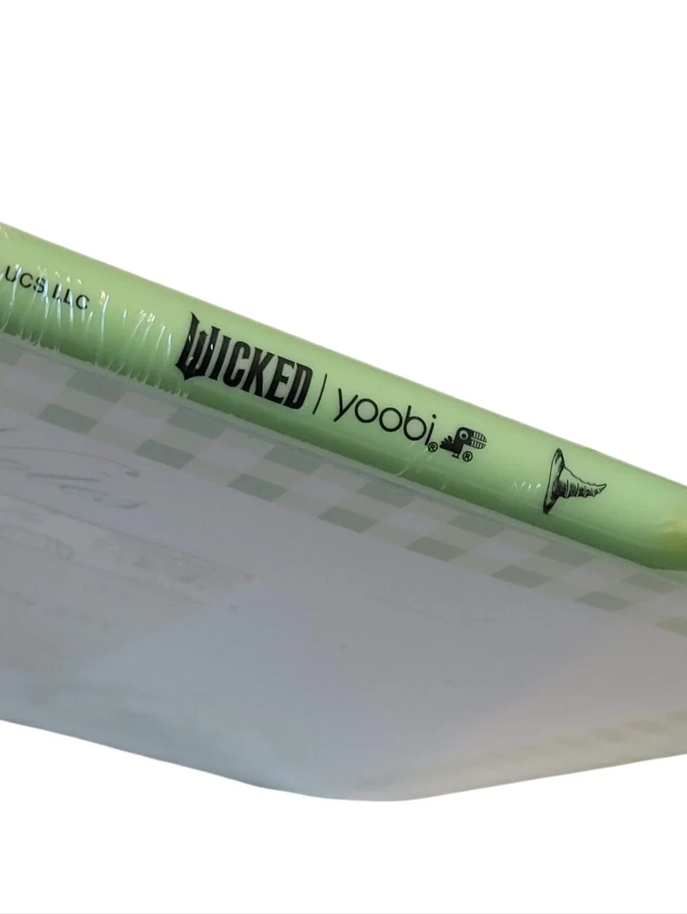 Wicked Elphaba Notepad Pen Set Katie Kime Yoobi Green Gingham Stationery Set
